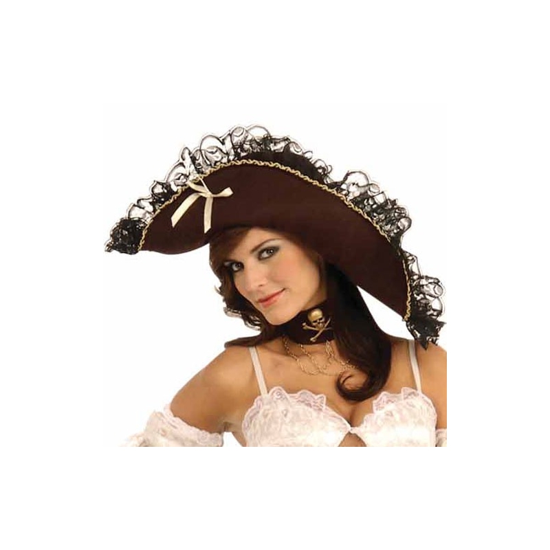 Chapeau de pirate, déguisement femme des mers