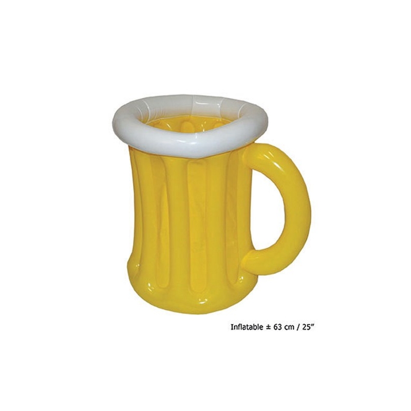 Verre de bière gonflable 63 cm