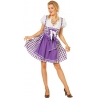 Déguisement tyrolienne violette femme dirndl - costume Octoberfest