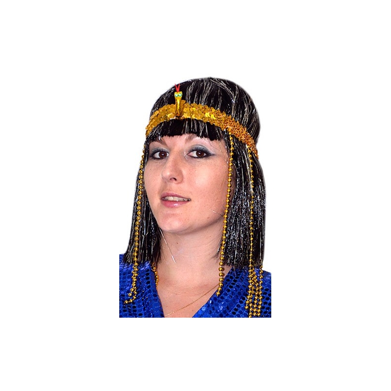 Bandeau égyptien avec serpent, l'accessoire idéal pour votre déguisement d'égyptienne