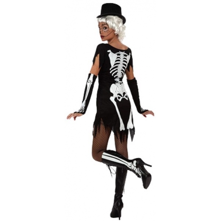 Déguisement femme squelette ténébreuse - Halloween 2012 WA153S 