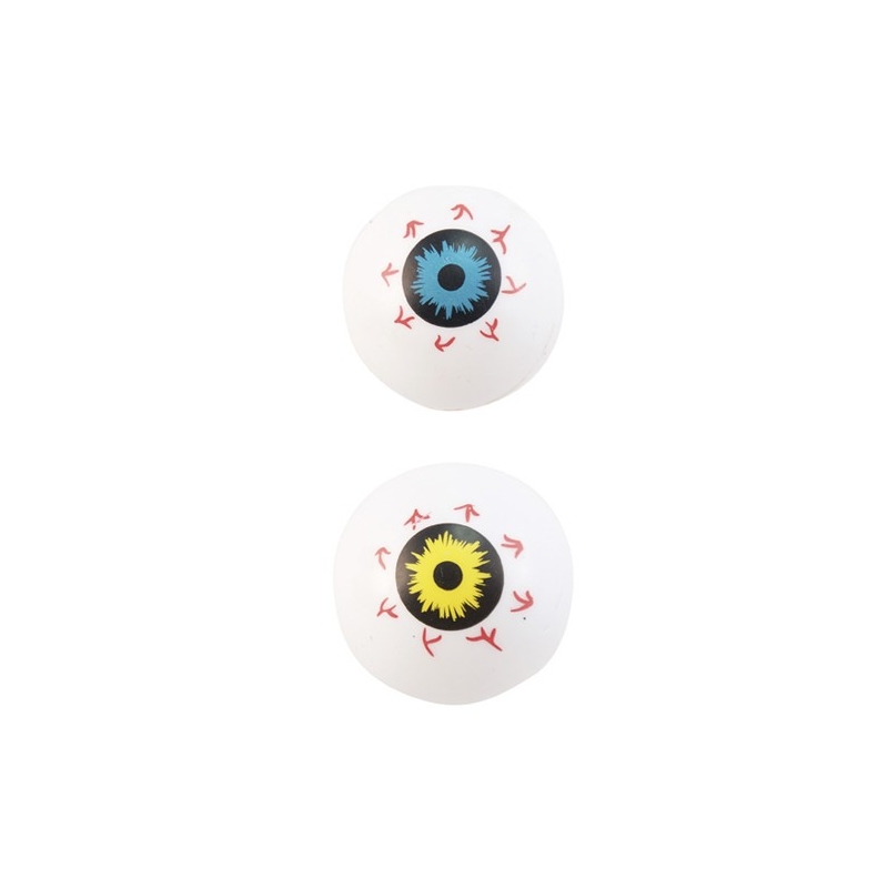 Sachet de 8 balles yeux halloween
