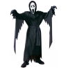 Déguisement Scream 10 - 12 ans, tunique noire à capuche avec ceinture et masque de Scream