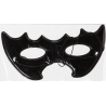 Loup noir chauve souris en vinyl - masque halloween Loup noir chauve souris en vinyl - masque halloween