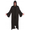 Cape noire à capuche idéale pour incarner un bourreau d'halloween