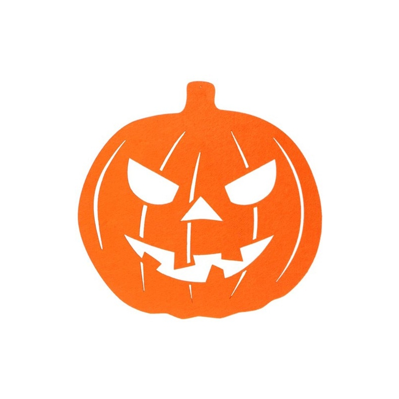 Décoration halloween, citrouille en mousse d'environ 36 cm