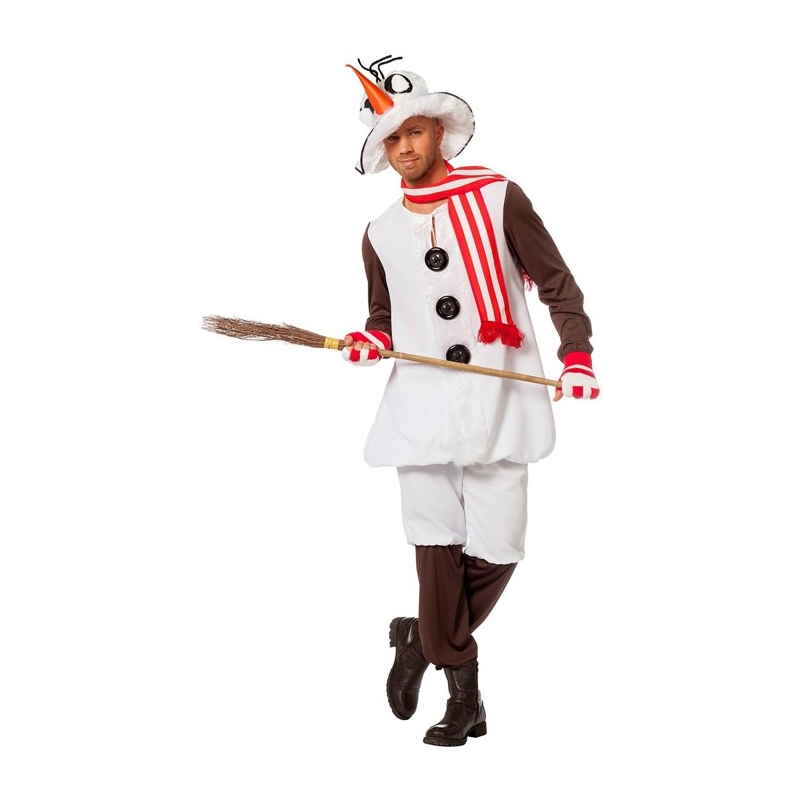 Déguisement de bonhomme de neige pour adulte idéal pour les fêtes de Noël