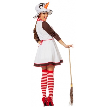 costume bonhomme de neige pour femme - SA044S