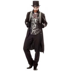 déguisement de vampire baroque pour homme avec veste et boléro incorporé - costume halloween