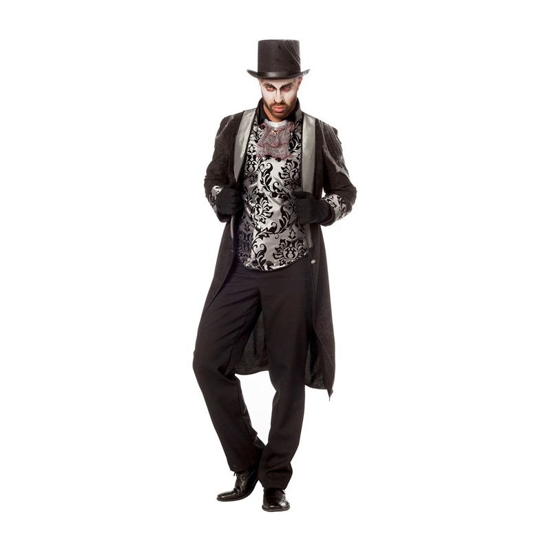 déguisement de vampire baroque pour homme avec veste et boléro incorporé - costume halloween