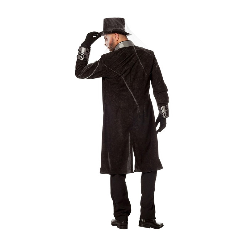Costume baroque, longue veste de vampire avec boléro incorporé - déguisement halloween homme
