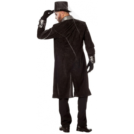 Costume baroque, longue veste de vampire avec boléro incorporé - déguisement halloween homme