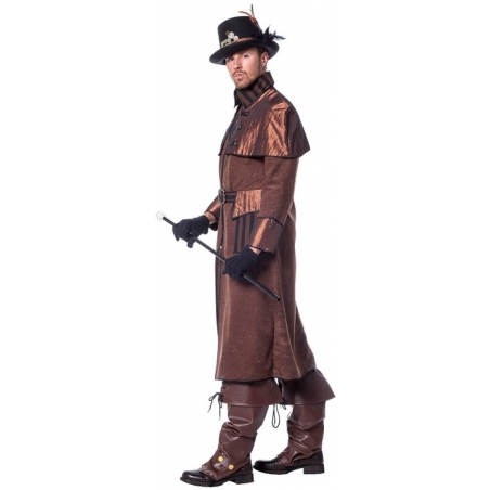 Adoptez un style retro futuriste vêtu de ce costume steampunk pour homme - SA047S
