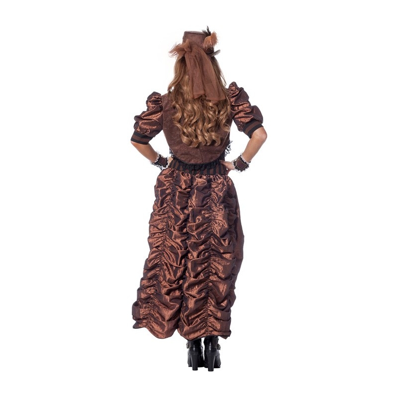 Robe steampunk avec boléro - costume retro futuriste pour femme