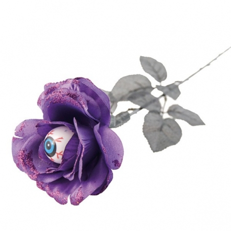 Rose violette avec œil