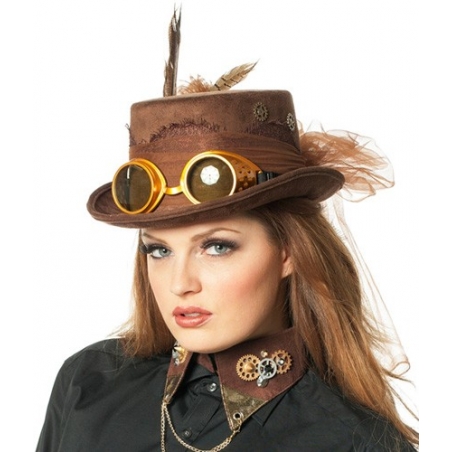 Chapeau retro pour femme, accessoire steampunk Chapeau retro pour femme, accessoire steampunk