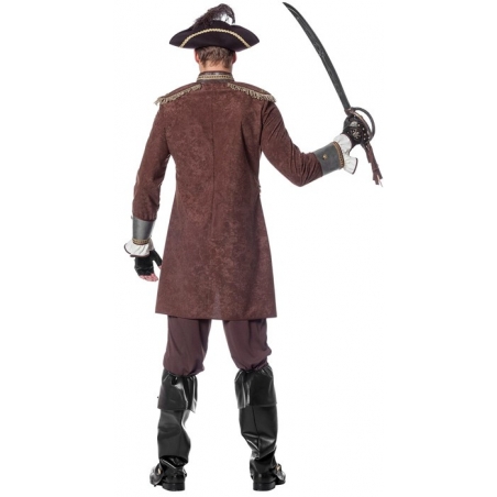 Costume pirate luxe pour homme également disponible en grandes tailles - SA049S