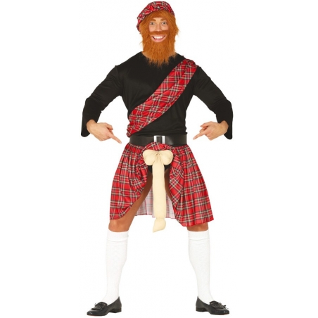 déguisement écossais avec zizi, un costume humoristique idéal pour fêter un EVG