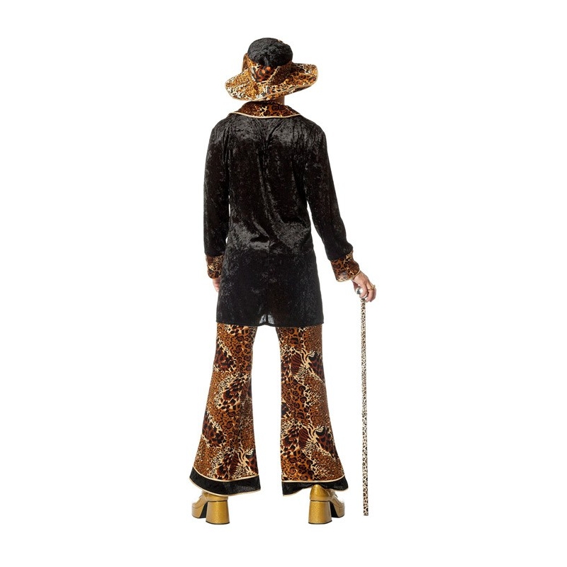 Costume bling bling pour homme, un déguisement chic et choc idéal pour le carnaval avec pantalon, veste et chapeau