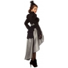 Robe de vampire d'époque victorienne noire et argent - déguisement halloween Robe de vampire d'époque victorienne noire et argent - déguisement halloween