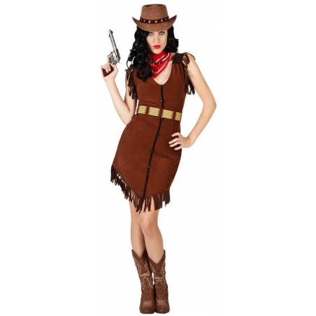 Déguisement de cowgirl pour adulte idéal pour une soirée western