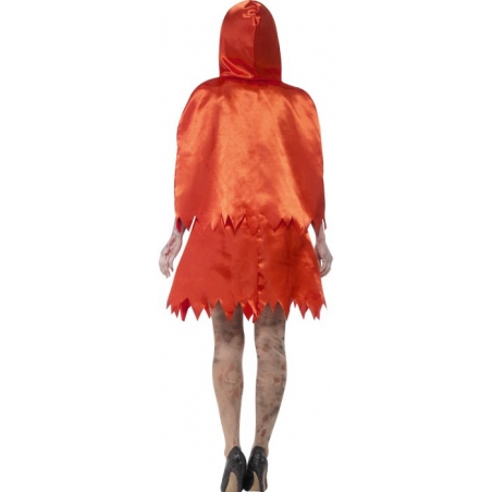 deguisement femme zombie, chaperon rouge halloween - BZ306S