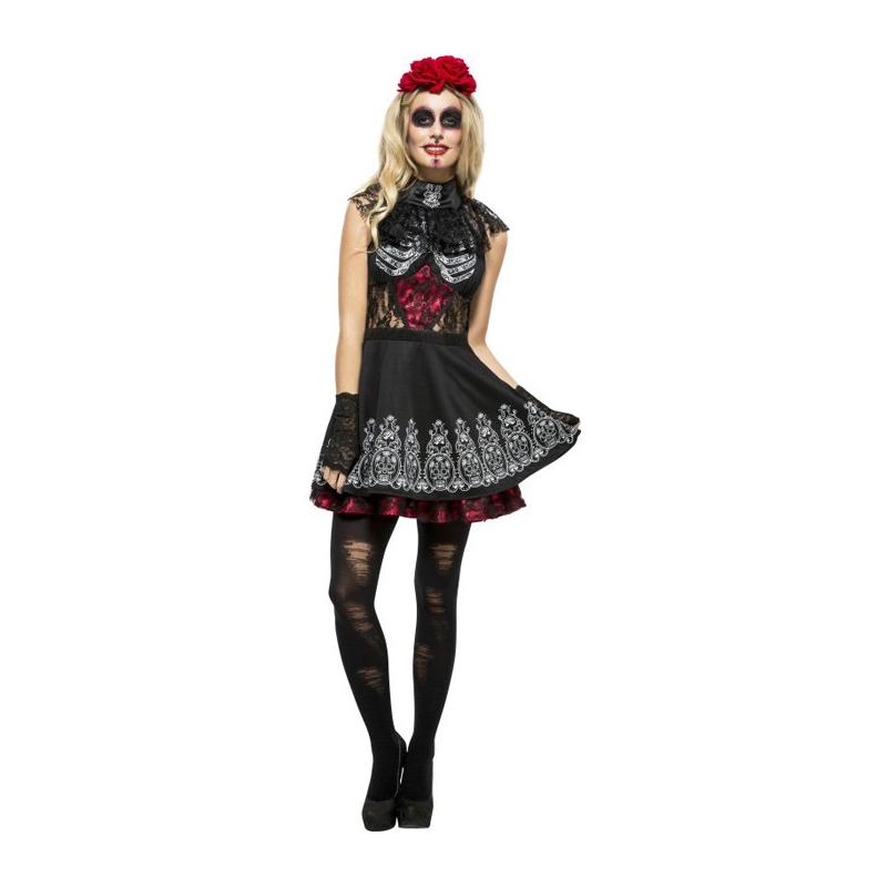 déguisement femme mexicaine, jour des morts - costume halloween