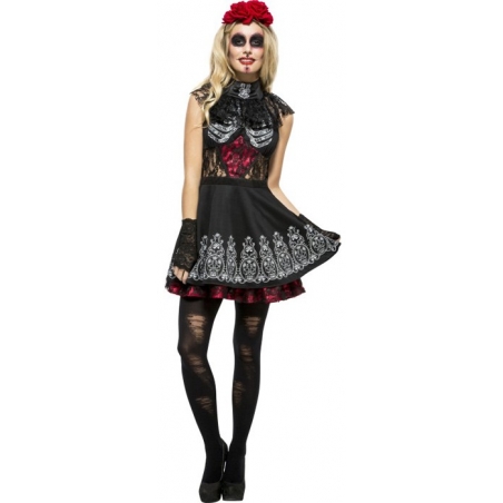 déguisement femme mexicaine, jour des morts - costume halloween déguisement femme mexicaine, jour des morts - costume halloween