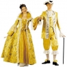 Costume de marquise jaune - Carnval de Venise