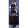 Robe squelette fête des morts mexicaine - costume halloween sexy Robe squelette fête des morts mexicaine - costume halloween sexy