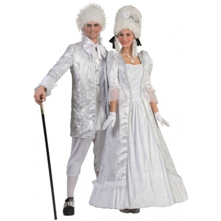 Déguisement marquis blanc homme