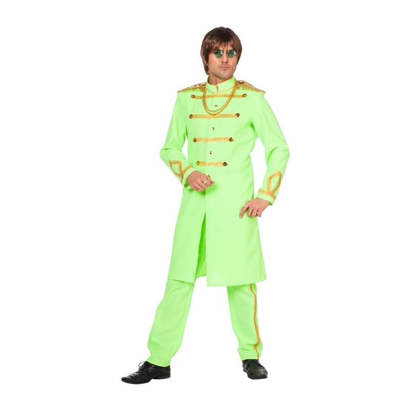 Déguisement Beatles vert sergent Pepper pour homme - costume années 60 