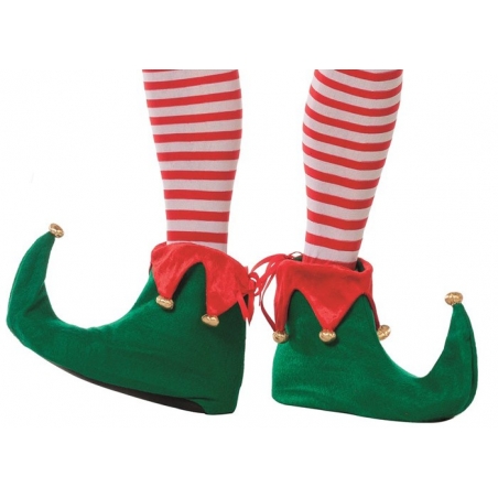 Chaussons de lutin de Noël pour adulte