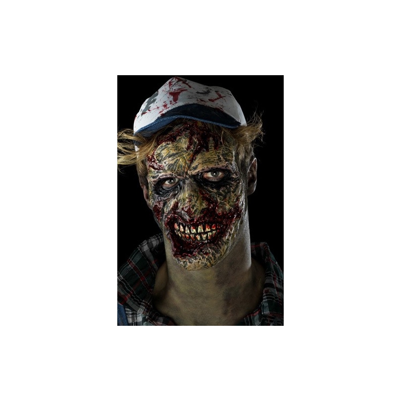 Masque zombie prothèse en mousse de latex  