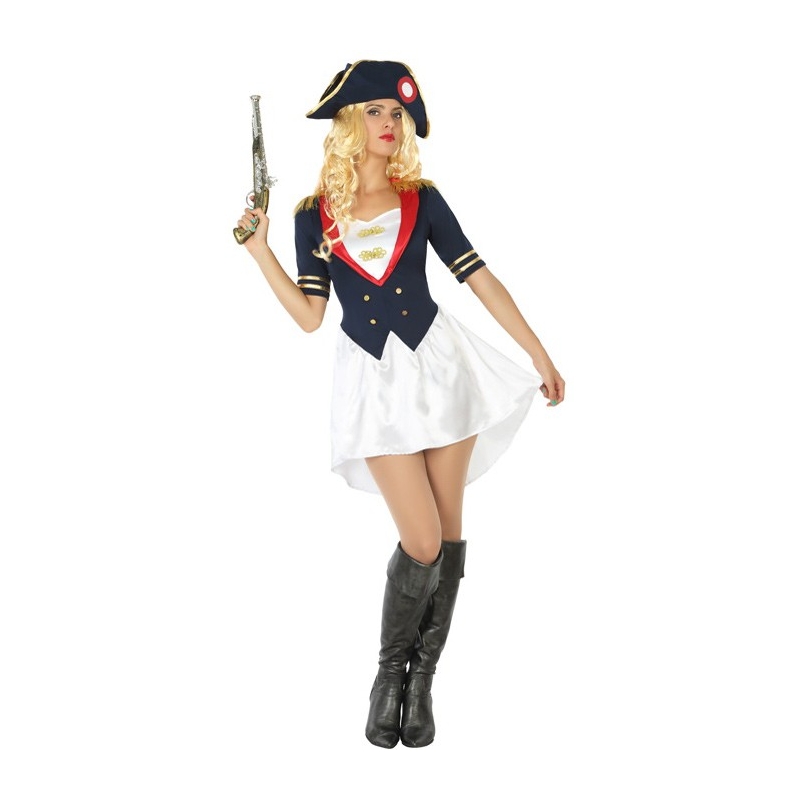 Déguisement Napoléon Bonaparte pour femme avec robe et chapeau