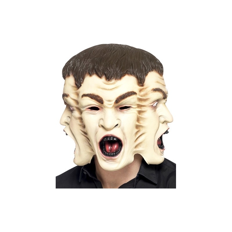 Masque à 3 visages halloween 