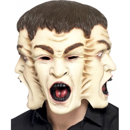Masque à 3 visages halloween 