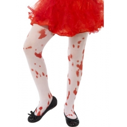 Collants tachés de sang pour fille de 6 à 12 ans - collants halloween