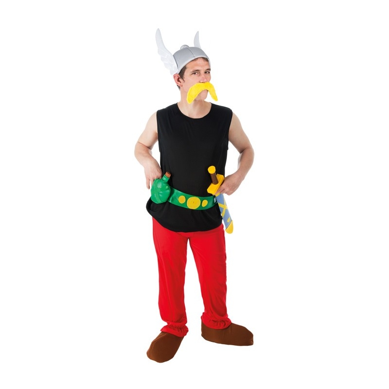 Déguisement Astérix adulte officiel avec casque, moustache et épée - personnage de bande dessinée