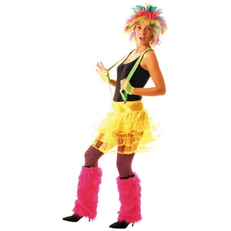 Tutu jaune fluo pour adulte - taille M/L