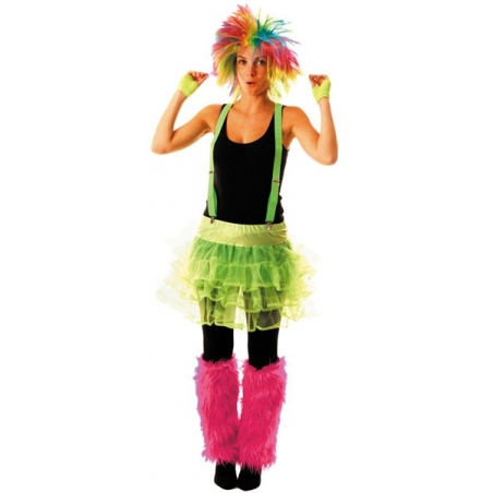 Tutu vert fluo, un accessoire idéal pour vos soirées sur le thème des années 80 Tutu vert fluo, un accessoire idéal pour vos soirées sur le thème des années 80