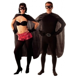 Kit déguisement super héros avec cape, masque et manchettes