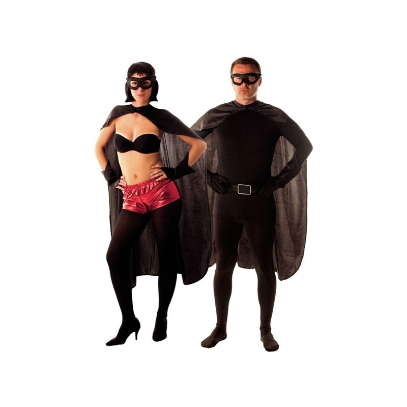 Kit déguisement super héros avec cape, masque et manchettes