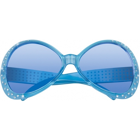 Lunettes bleues avec strass - NA009ABL