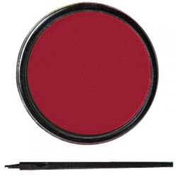 Maquillage à l'eau de couleur rouge avec pinceau, idéal pour vos maquillages pour halloween et carnaval