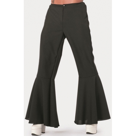 Pantalon disco noir homme - déguisement disco Pantalon disco noir homme - déguisement disco