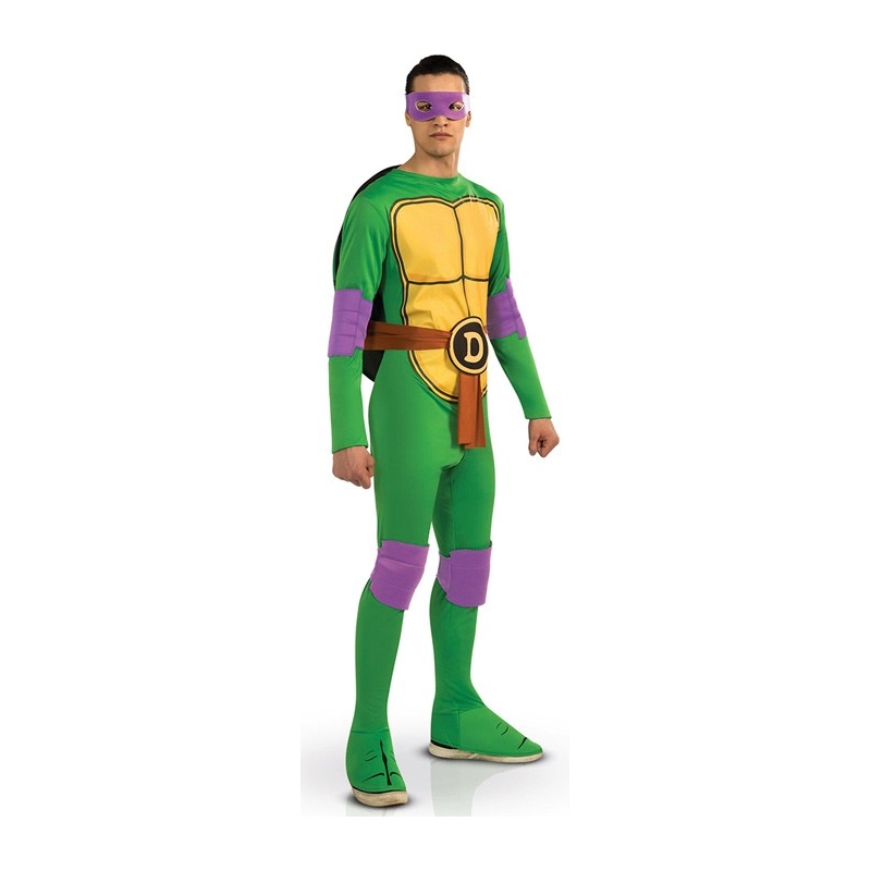Déguisement de Donatello Tortue Ninja adulte avec combinaison et masque - personnage de dessin animé