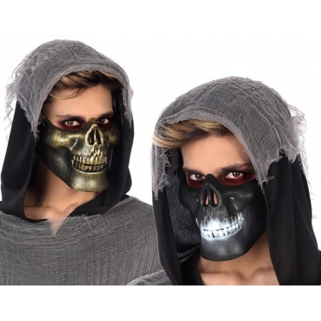 Demi masque de squelette