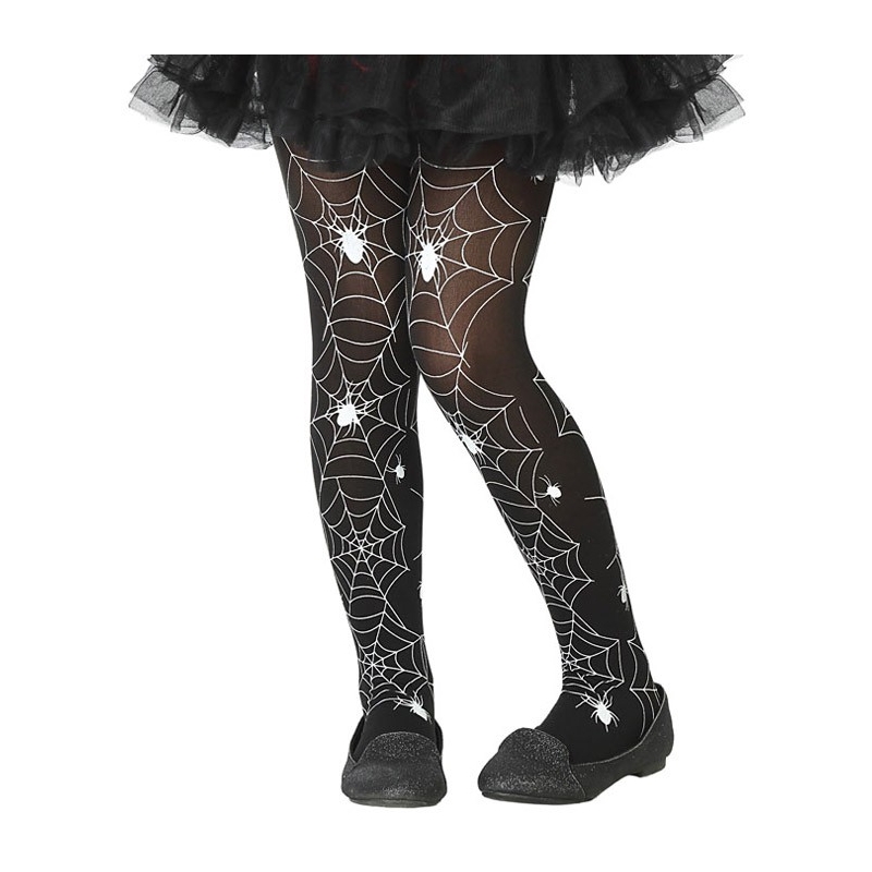 Collants Résille Toile D'araignée Pour Halloween - Taille Unique Femme (150-170 Cm) - Noir, Sexy - 8