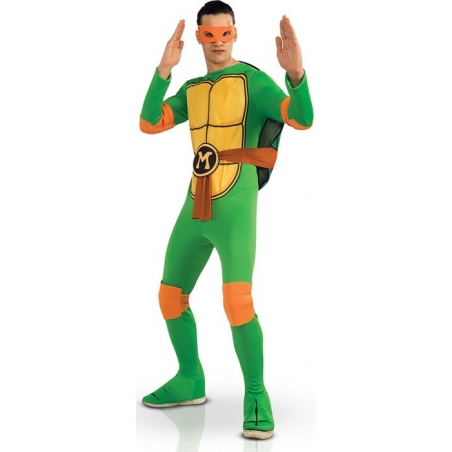 Déguisement Tortue Ninja Michelangelo adulte - personnage de dessin animé années 80